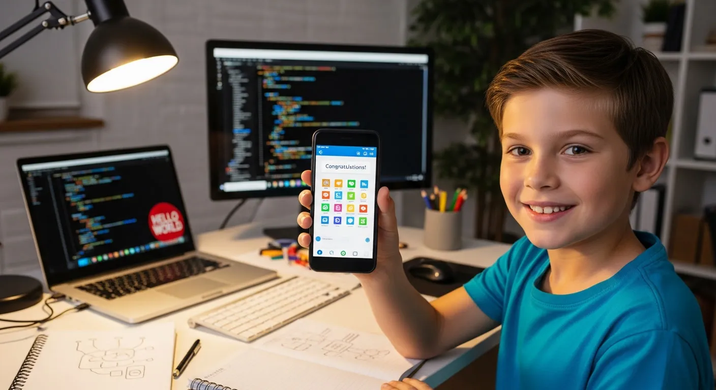 kid builds app