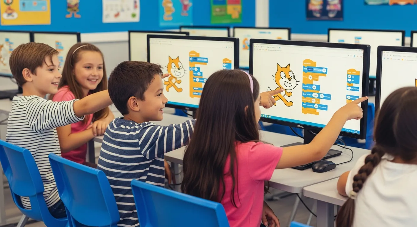 סקראץ לילדים — לימוד תכנות ויזואלי עם Scratch