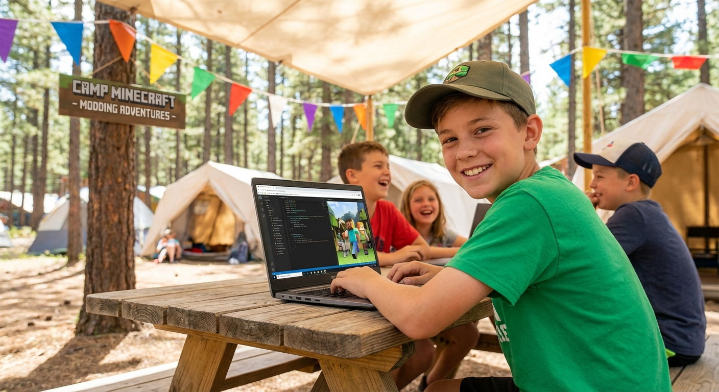 קורס מיינקראפט מחנה קיץ