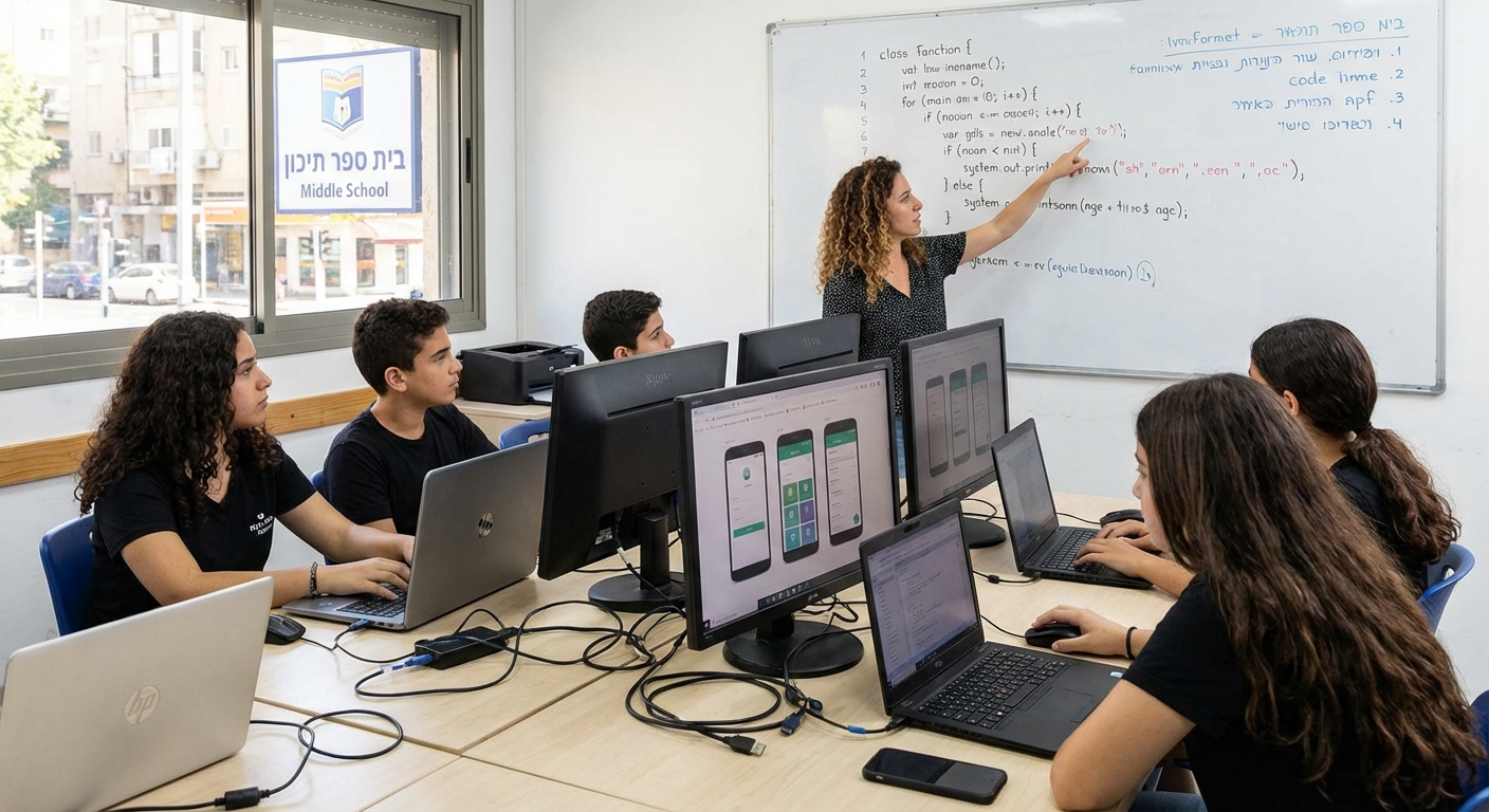 תלמידים מפתחים אפליקציות