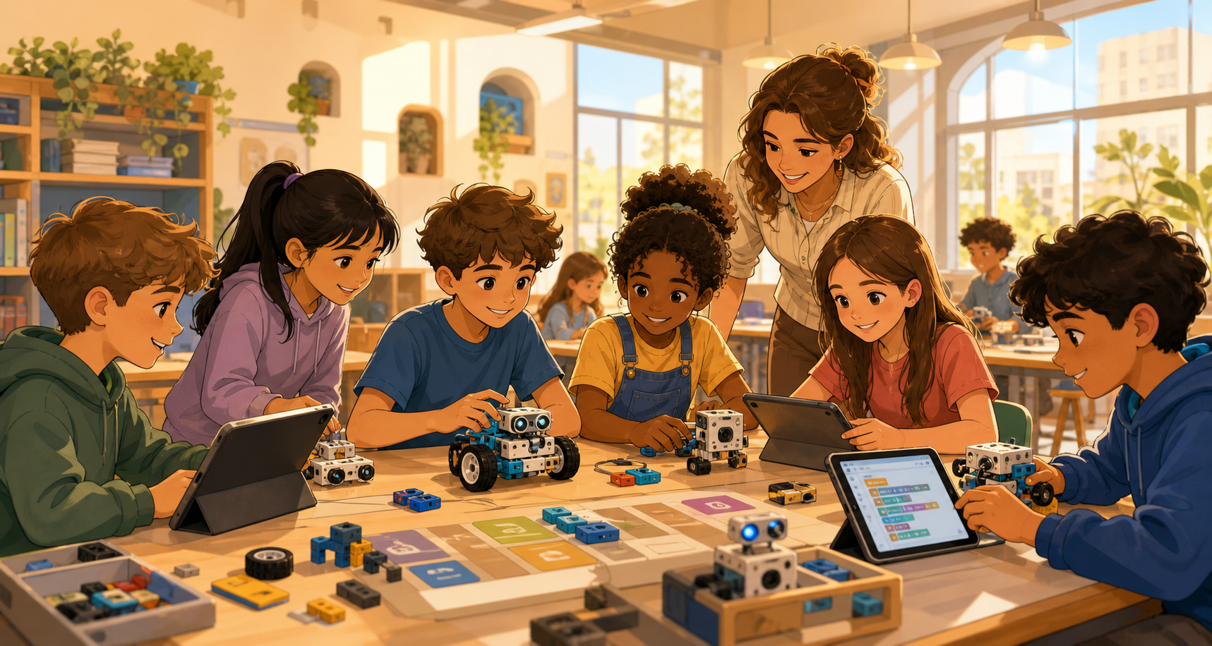 שכבה ד׳ רובוטיקה ועיר חכמה