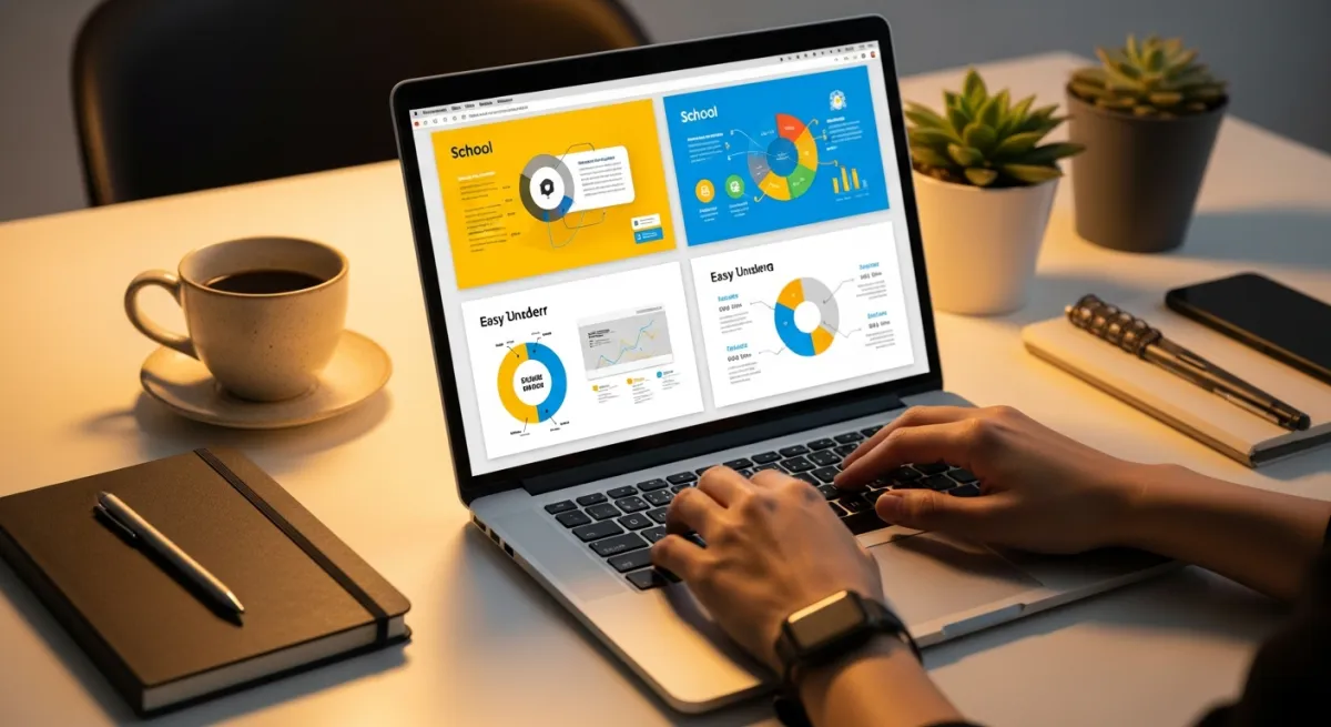 יצירת תוכן דינמי לשיעור בעזרת AI על מחשב נייד